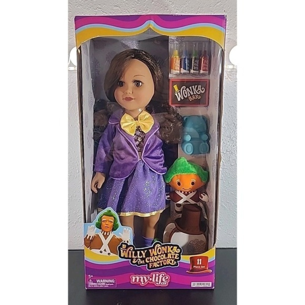 My Life As WILLY WONKA & THE CHOCOLATE FACTORY Brunette Hair‎ 18" Doll New